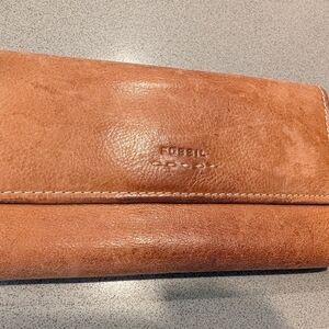 Fossil Brown Leather Wallet